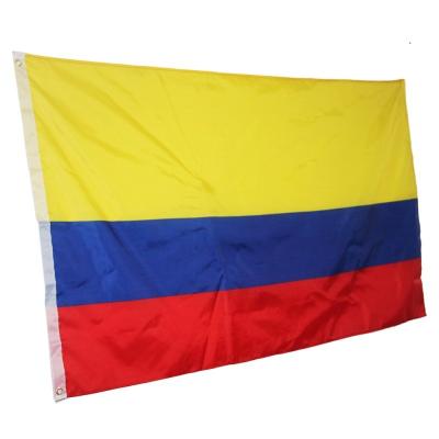 China Colombian Flag 3*5FT/90*150cm Hanging Colombia Flag Banner Desk/Activity/Parade/Festival/Home Decoration for sale