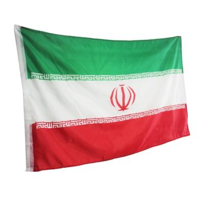 China IRANIAN FLAG Hanging 3X5 IRAN MARKS Polyester PERSIAN Flag Banner Indoor Outerdoor Brass Grommets 3x5 Ft Flag for sale