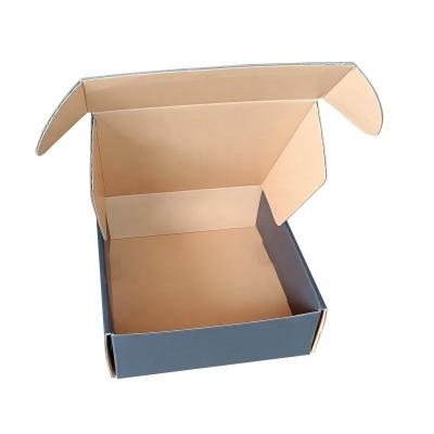 China Recycled Materials Custom Printing Corrugated Mailer Clothing Box Kraft Paper Underwear Shipping Box for sale