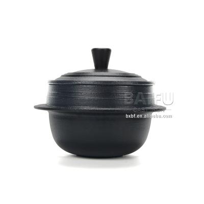 China Mini Gamasot Premium Korean Dutch Oven Rice Pot Enameled Cast Iron Viable Pot With Lid Bowl Korean Stone Cauldron for sale