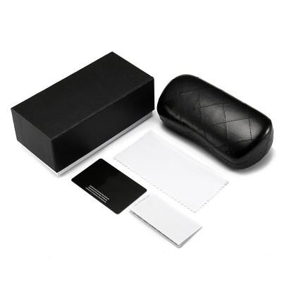 China Iron Sunglasses Box Sunglass Papers Eye Glass Cases Luxury Sun Glass Packaging Case for sale