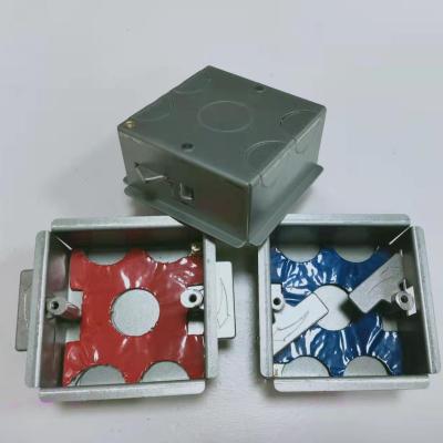 China Industrial Box 1 Click Back Strip , Fire Rated GI Metal Boxes With Galvanized Finish for sale