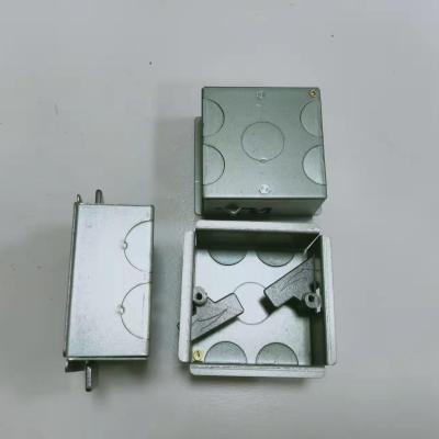 China Industry Electric Click Box 1 Back Strip , Fire Rated GI Metal Boxes With Galvanized Finish for sale