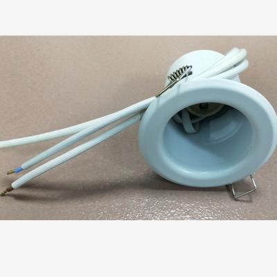 China Commercial DZ Fixed Downlight WHITE, Fire Rated Downlighter, W/losse Wire for sale