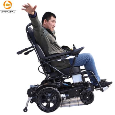 China Disabled Rehabilitation Compact Multi-Function Crawler Power Chair ECO Battery Electric Stair Climbing Wheelchair For Elderly Handicapped for sale