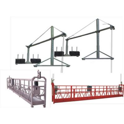 China Eclectic Galvanized Electric Suspended Platform with Basketry Hanging Platforms for Wall Building Construction for sale