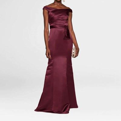 China Anti-wrinkle deep V in the back for an added touch of elegance and sophistication bridesmaid dresses for sale