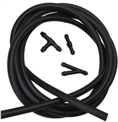 China Universal Automotive Fit Hose Kit Washer Fluid Hose Replacement Parts 3m /10ft Windshield Seal Spout With 3pcs Hose Connectors for sale