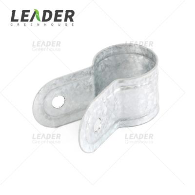 China Pipe Connector Agriculture Greenhouse Accessories Pipe Connector Galvanized Steel Round Clamps And Clips for sale