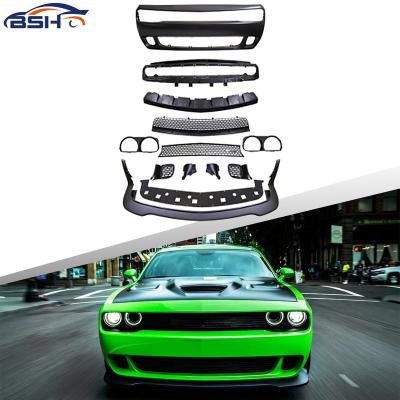 China Hellcat Style PP ABS Front Bumper Front Lip Car Bumper For Dodge Challenger 2008-2014 for sale