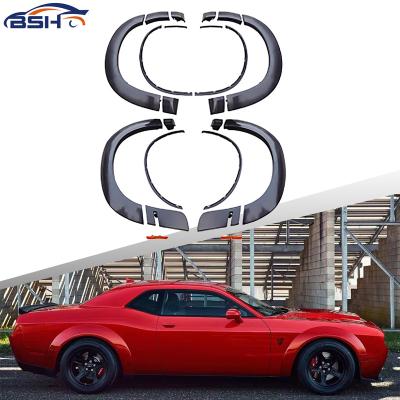 China Demon Demon Style Car Front Bumper Accessories Wide Fender Flares For Dodge Challenger Hellcat 2015-2022 for sale