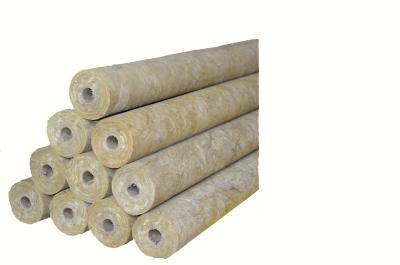 China High Temp Pipe Insulation stonewool Soundproof , Rigid stonewool Pipe Cover for sale