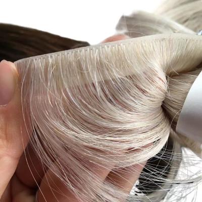 China Silky Straight Wave High Quality Natural Virgin Hair Weft Tape Hair Extension, Injection Tape Hair Skin Weft for sale