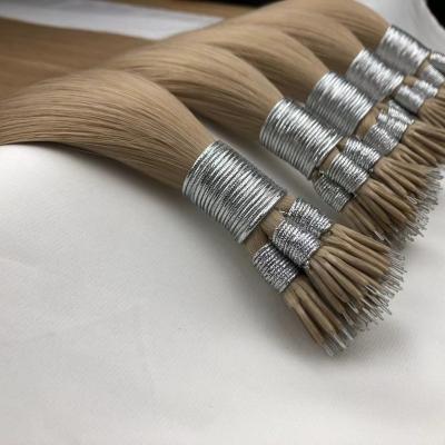 China Silky Straight Wave Nano Beads Hair Extension Customize Long Length 40inch Russian Human Virgin Cuticle Hair for sale