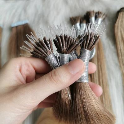 China Silky Straight Wave Wholesale Nano Beads Micro Ring Hair Extension Human Remy Hair for sale