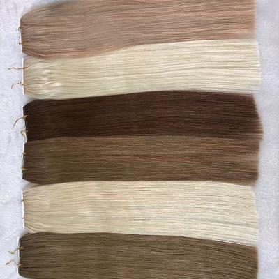 China Silky Straight Wave New Created Most Invisible H6 Double Feather Hair Weft Extension for sale