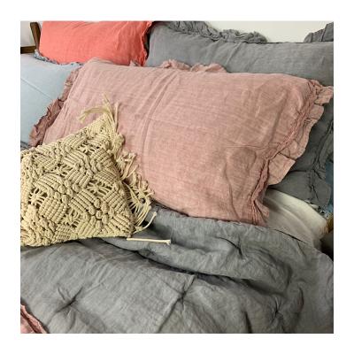 China Best Comforter 100% Superior Linen Nondisposable Bedding Set 4 Pcs Quality Comforter for sale