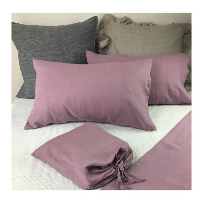 China Factory Direct Supply Price Nondisposable Cheap 100% Cotton Linen Bedding Sets 4 Pcs Sheet Sets for sale