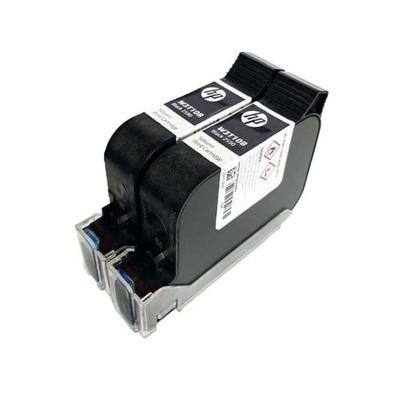 China 12.7mm Industrial Ink Cartridges W3T10B Black HP 2590 Solvent Print Cartridge for sale