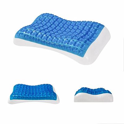 China Anti-Static Summer Cooling Gel For Pillow Memory Cotton Gel Mat Core And Bamboo Charcoal Gel Bed Neck Pillow for sale