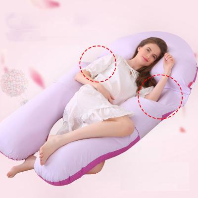 China Hot Selling Maternity Pillow Anti-bacteria Pregnancy Pillow Comfortable Ergonomic U Shaped Body Pillow For Women 100% pp cotton for sale