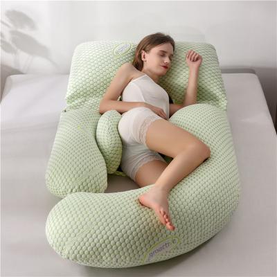 China Cheap Custom C Folded Shape Pillow Pregnant Sleeping Pregnancy U Pillow New Modern Design Maternity Pillow for sale