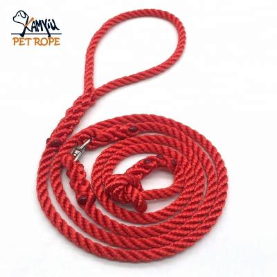 China Handmade Comfortable Chain Dog Leash Shiba Inu Akita Dog Lead Competition DETACHED Medium Traction Rope P for sale