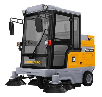 China MN-E800FB Hotels Electric Enclosed Road Sweeper Truck Airport Runway Cleaning Road Sweeper for sale