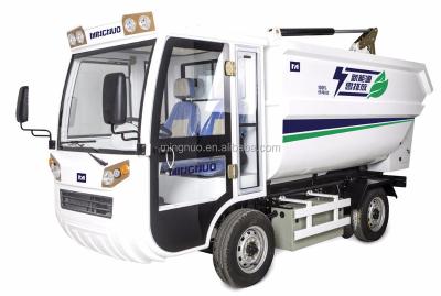 China Residue-free electric MN-H91 critical cleaning/trash can rear dumping vehicle for sale