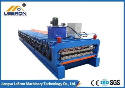 China Suitable material to process: PPGI  GI coil glazed tile roll forming machine for sale