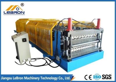 China High speed double layer roofing sheet roll forming machine  Mitsubishi PLC and converter for sale