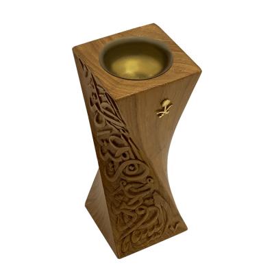 China Islam incense factory direct sale Bakoor Wulnut wooden censer in Islam for sale