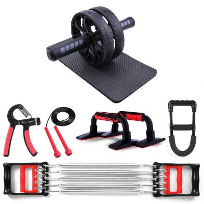 China ABS+PVC Roller Abdominal Wheel Wheel Abdominal Exercise Kit Home Gym Equipment For Women Men Core Strength for sale