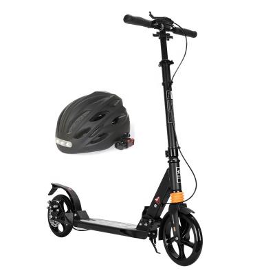 China Hot Sale Sports 2 Wheel Kick Scooters With LED Helmet Foot Scooters Folding Mobility Scooter for sale