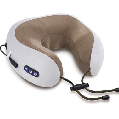 China Multifunctional Convenient Neck U Shape Kneading And Heating Cervical Massager for sale