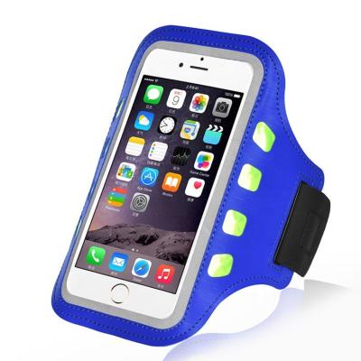 China Waterproof Customize Sports Running Led Armband Phone Bag for sale