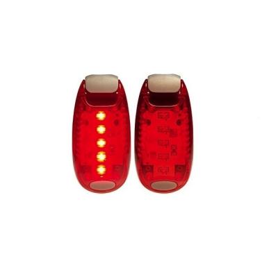 China RUNNING Clip On Safety 5LED Safety Warning Rotary Strobe Flashing Light Sports Led Safety Light For Running, Walking for sale