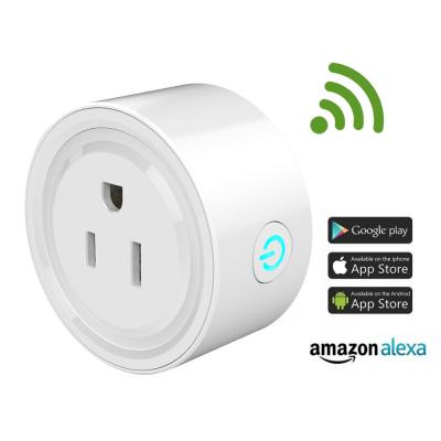 China WiFi Smart Plug Mini Outlet with Energy Monitoring, Works with Amazon Alexa Echo and Google Assistant, No Hub Required, for sale