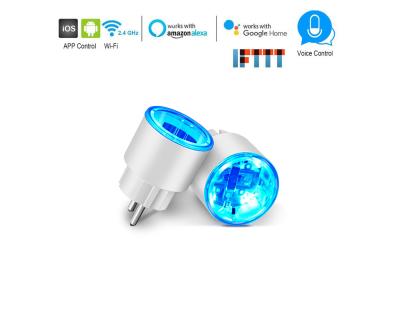 China EU WiFi Smart Plug Mini Outlet with Energy Monitoring, Works with Amazon Alexa Echo and Google Assistant, for sale