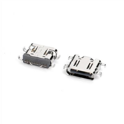 China usb 3.1 type c connector 16pin Sinking 1.0mm SMT Female USB Port 16PIn C-Type Connector for sale