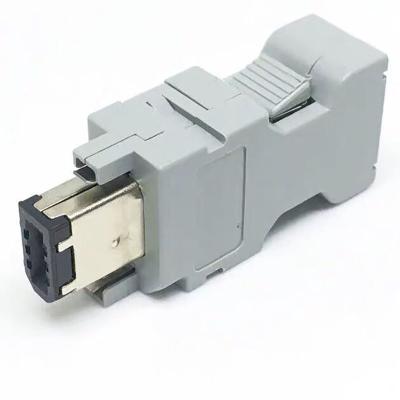 China Servo drive plug connector SM-6P connector CN3 1394 encoder plug for Yaskawa Matsushita Delta for sale