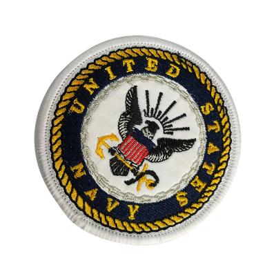 China Viable High Quality Custom Uniform Embroidery Woven Brand Logo Embroidery Patch Woven Label for sale