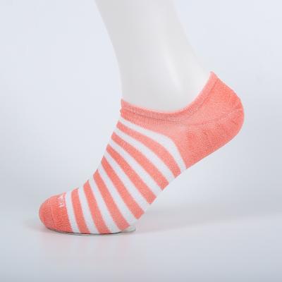 China Antibacterial Colorful Girls Short Ankle Socks Striped Socks For Women for sale