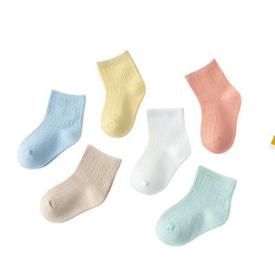 China Wholesale Custom Cute Combed Sporty Pattern Cotton Baby Socks Fashion Sports Socks For Girls And Boys for sale