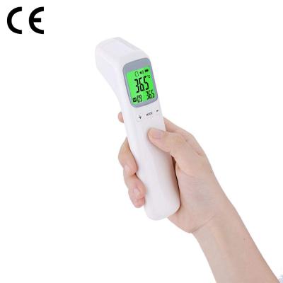 China Forehead CE Approved Digital Thermometer Infrared Fever Measurement Gun Adult Children Forehead Non Contact LCD IR Thermometer for sale