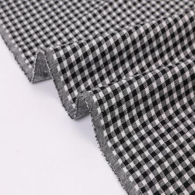 China Double Faced Black white color houndstooth design clothing textile jacquard fabric for sale