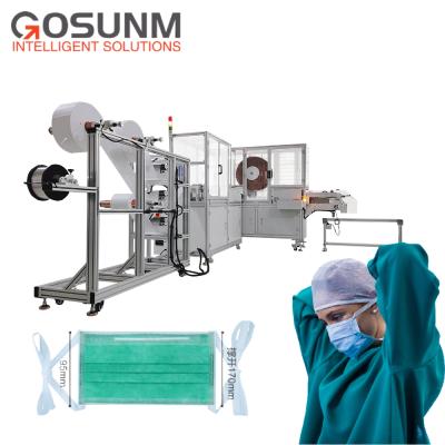 China Gosunm factory 3 ply mask making machine price link on mask machine for sale