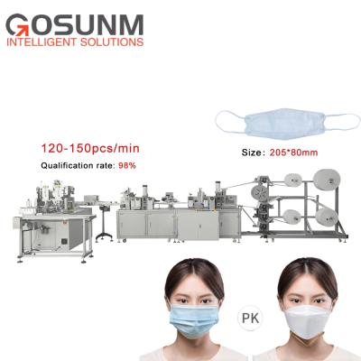 China Factory Gosunm KF94 3d face kids mask machine high speed medical price for sale