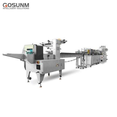 China GOSUNM 10-50pcs/bag Automatic Food Face Mask Packing Machines For Packing Mask for sale