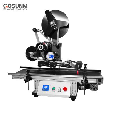 China Beverage gosunm barcode sticker labeling machine desktop applicator for sale